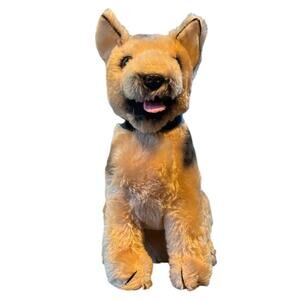 VTG 1975 Dakin Plush German Shepard Dog Stuffed Animal, EUC